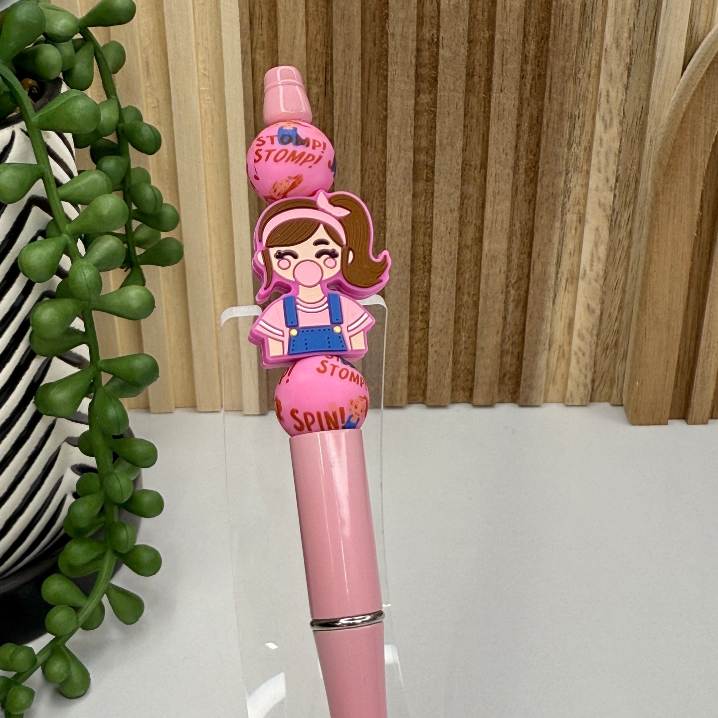 Miss Rachel Bubblegum Plastic Pen